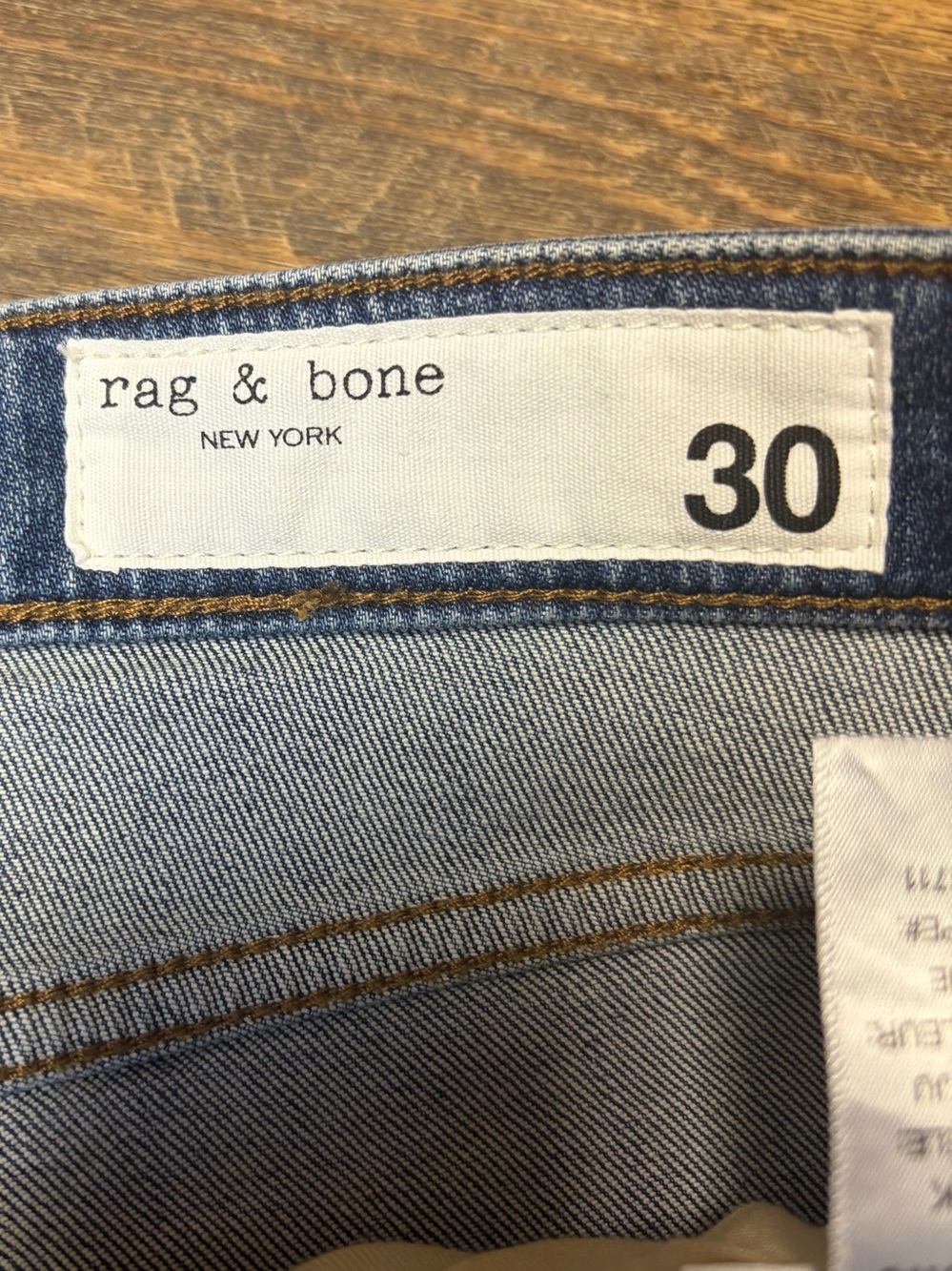 NEW Rag & Bone Dre Low Rise Slim Boyfriend Sz 30 Vintage Stretch Jeans Julienne - Picture 5 of 15